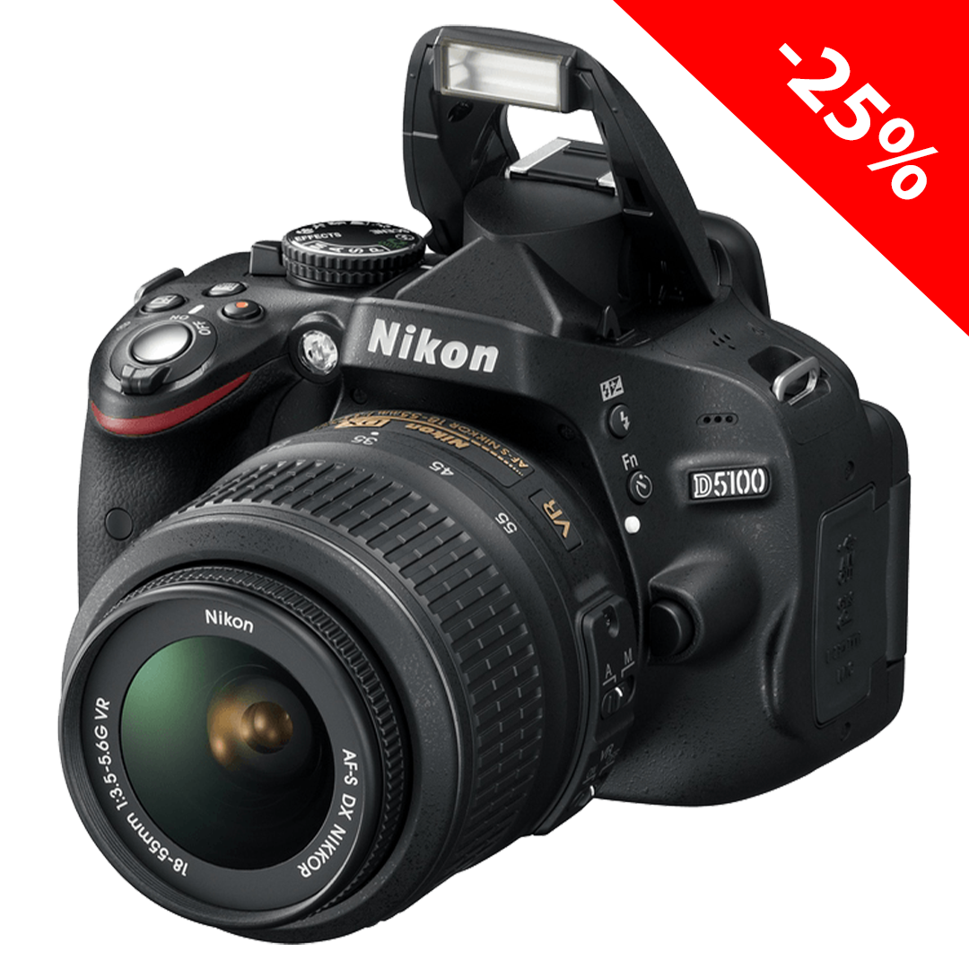 картинка АКЦИЯ! Nikon D5100 Kit 18-55mm VR от магазина Rental+