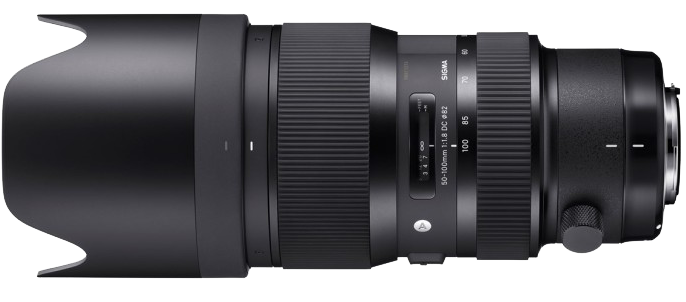картинка Sigma 50-100mm f/1.8 Art (EF-S Canon) от магазина Rental+