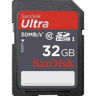 картинка SanDisk SDHC 32 Gb cl10 от магазина Rental+