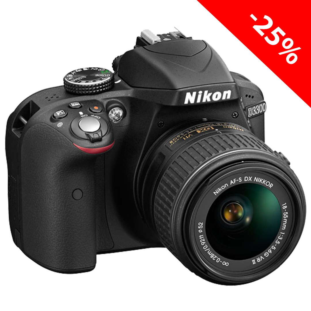картинка АКЦИЯ! Nikon D3300 AF-P 18-55 mm VR от магазина Rental+