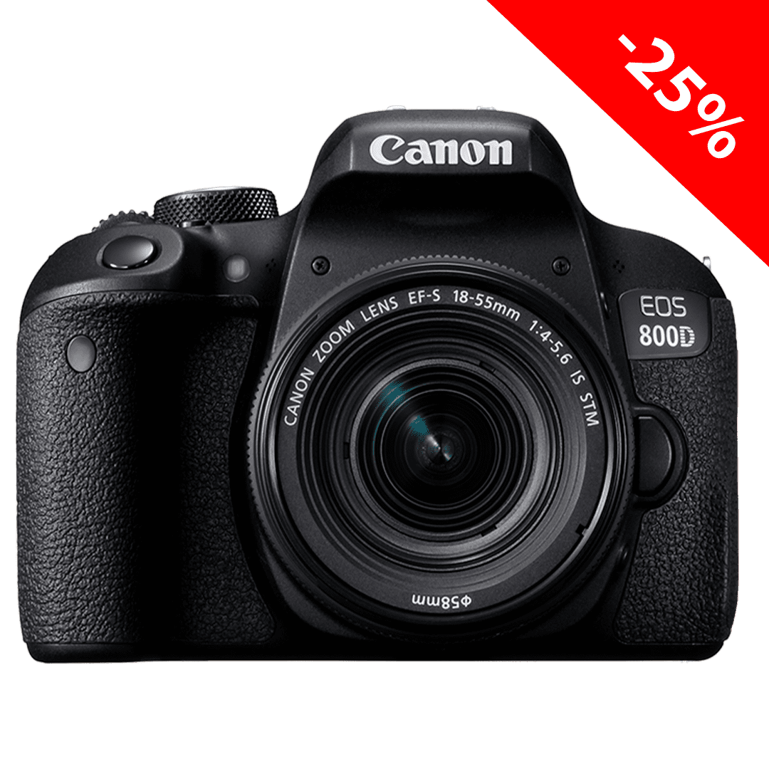 картинка АКЦИЯ! Canon EOS 800D + 18-55mm IS STM от магазина Rental+